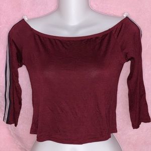 crop top long sleeve shirt